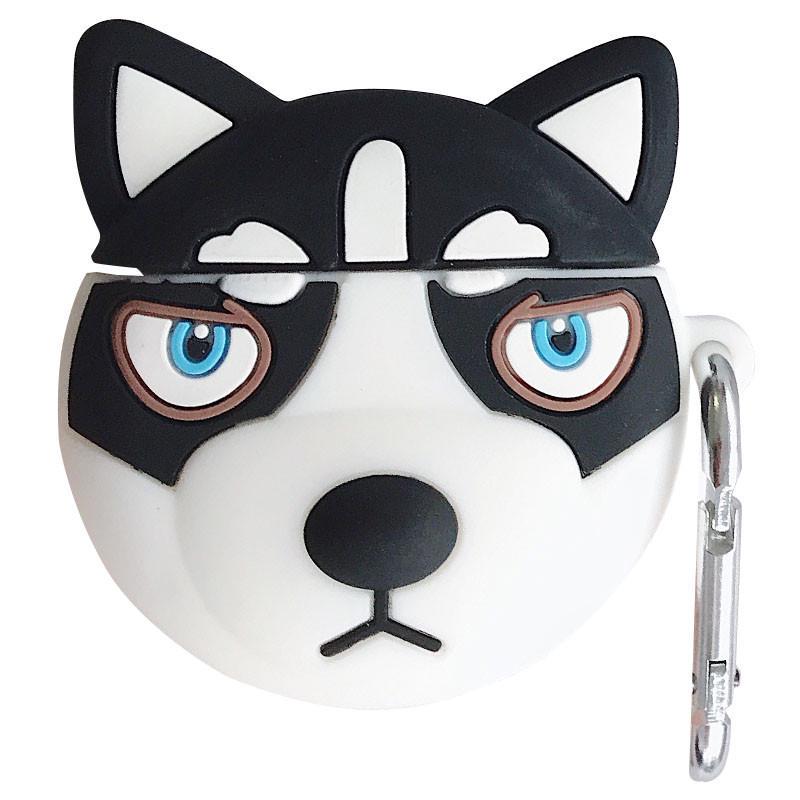 Футляр силіконовий Epik Husky для навушників AirPods Pro з карабіном Чорний (00000065960_2)
