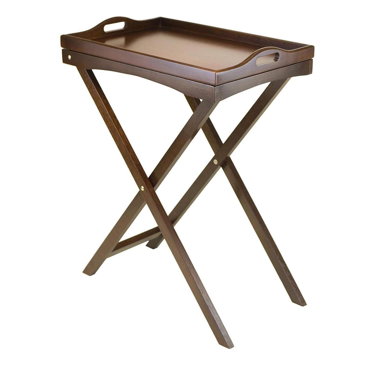 Столик раскладной из дерева Мюррей Мокко (СУН-000210) - фото 3 Столик раскладной из дерева Мюррей Мокко (СУН-000210) - фото 3