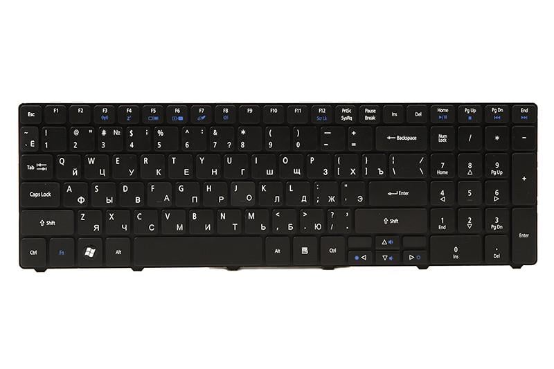 Клавиатура Power для ноутбука ACER Aspire 5810 черный фрейм Черный