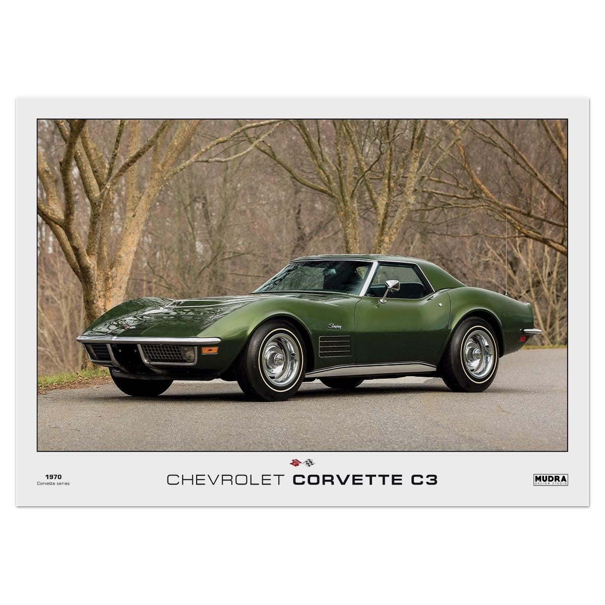 Плакат автомобильний Chevrolet Corvette C3 84x60 см (0165) Плакат автомобильний Chevrolet Corvette C3 84x60 см (0165)