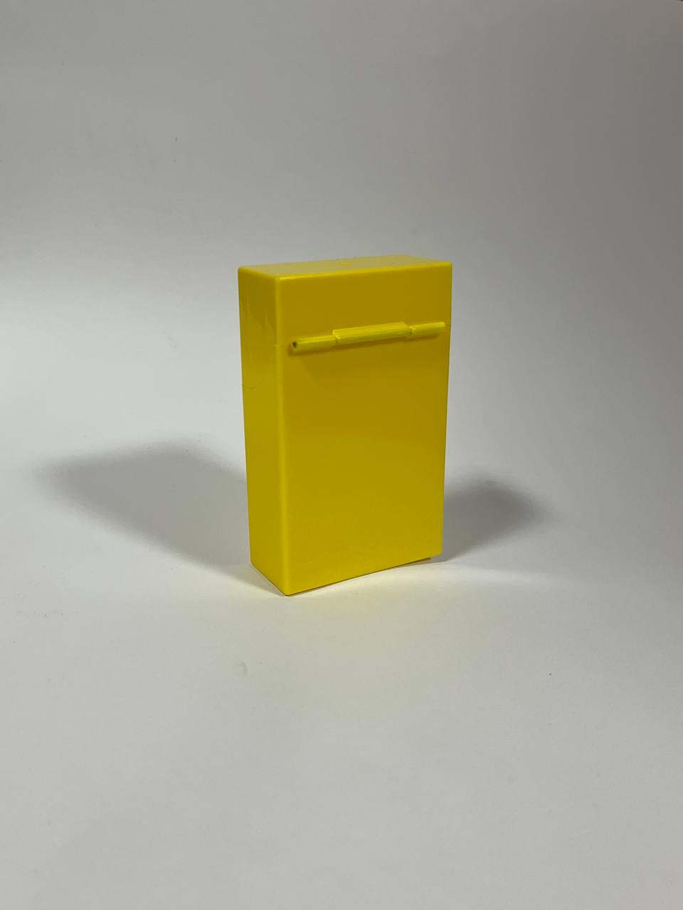 Портсигар для сигарет Cemo пластиковий Жовтий - фото 2