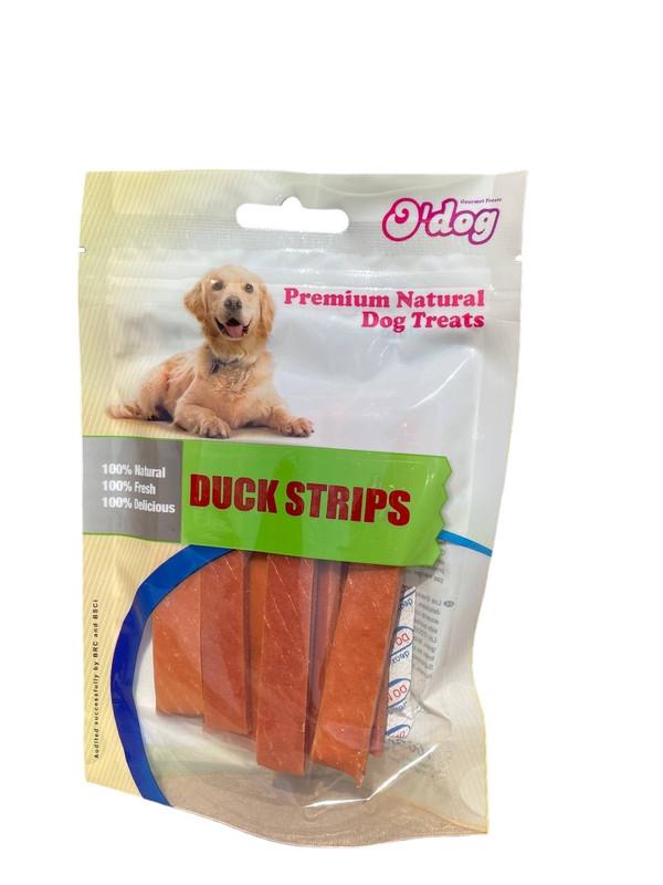 Лакомство для собак O’dog Duck Strips Утиные полоски 100 г