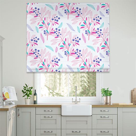 Римская штора система Classic InHt Принт 10-71 Цветы 60х170 см Разноцветный (10352)