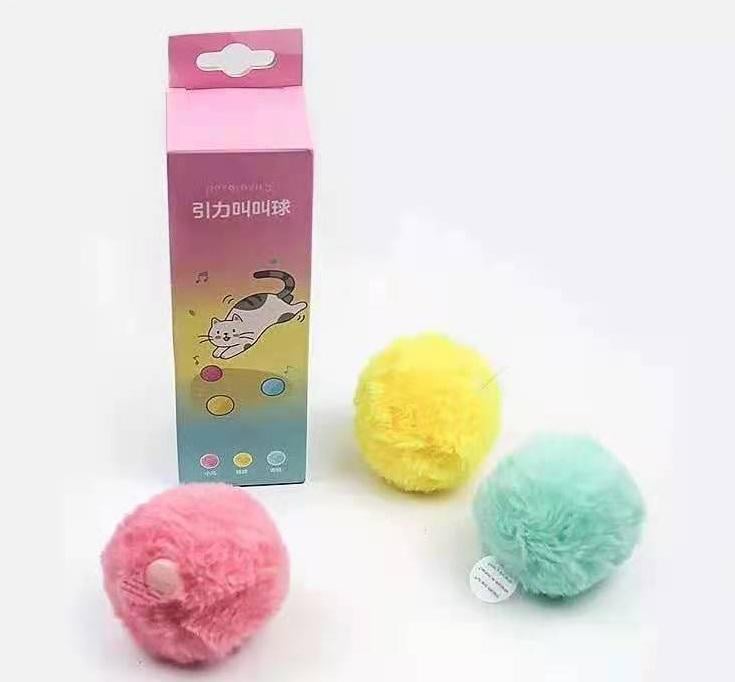 Набір інтерактивних іграшок м'ячики волохатих для кішок зі звуками птахів 10076 3 пр. (4548060) Набір інтерактивних іграшок м'ячики волохатих для кішок зі звуками птахів 10076 3 пр. (4548060)