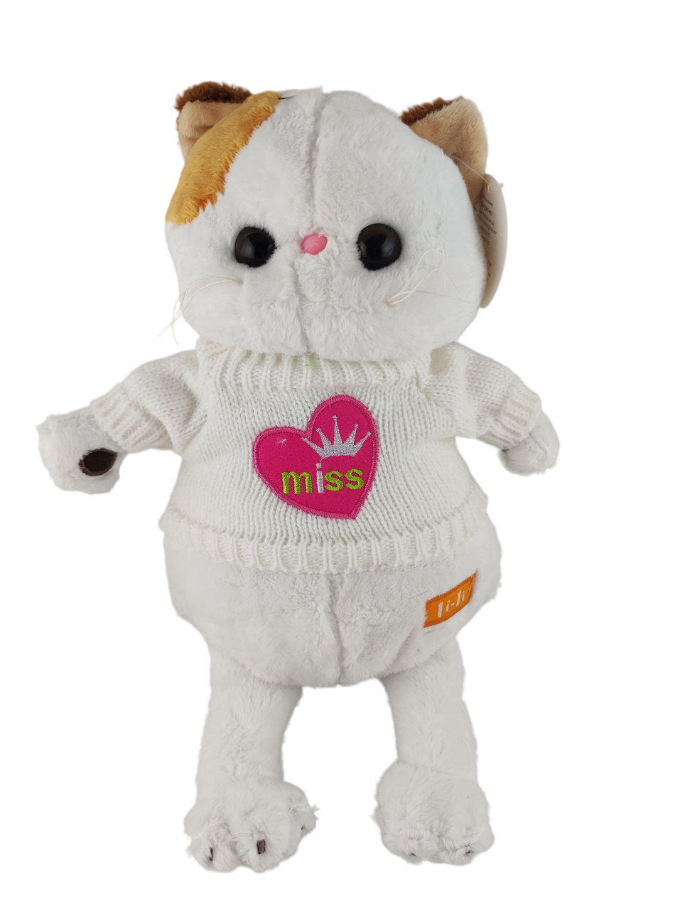 Мягкая игрушка Кошечка Лили в свитере 33 см (000038)