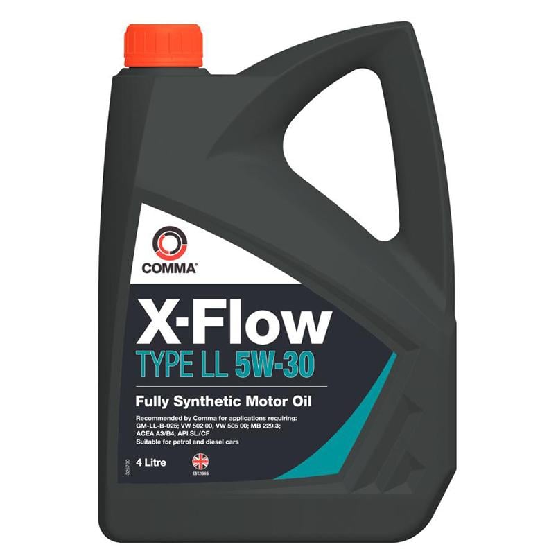 Моторне масло Comma X-FLOW TYPE LL 5W-30 4л Моторне масло Comma X-FLOW TYPE LL 5W-30 4л