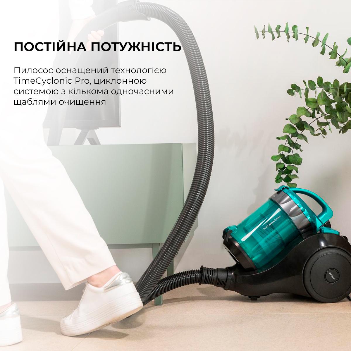 Пилосос циліндричний Conga Rockstar Multicyclonic Compact Plus (00-00077991) - фото 2