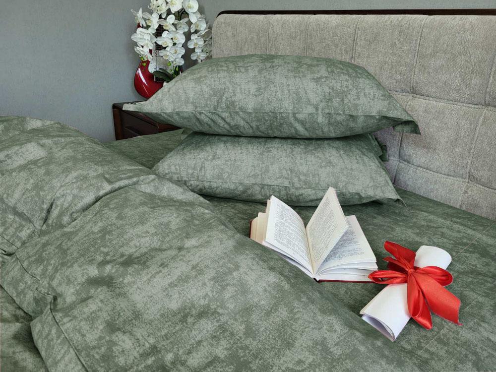 Комплект постільної білизни Marble №37 cotton двоспальний