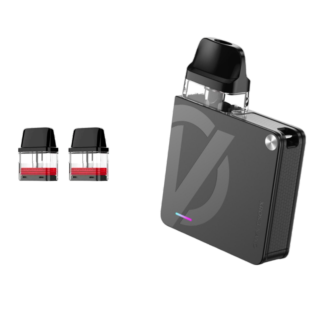 POD-система Vaporesso XROS 3 Nano Pod Kit многоразовая 1000 mAh 2 мл 2 картриджа в комплекте Black (96d73520) - фото 8