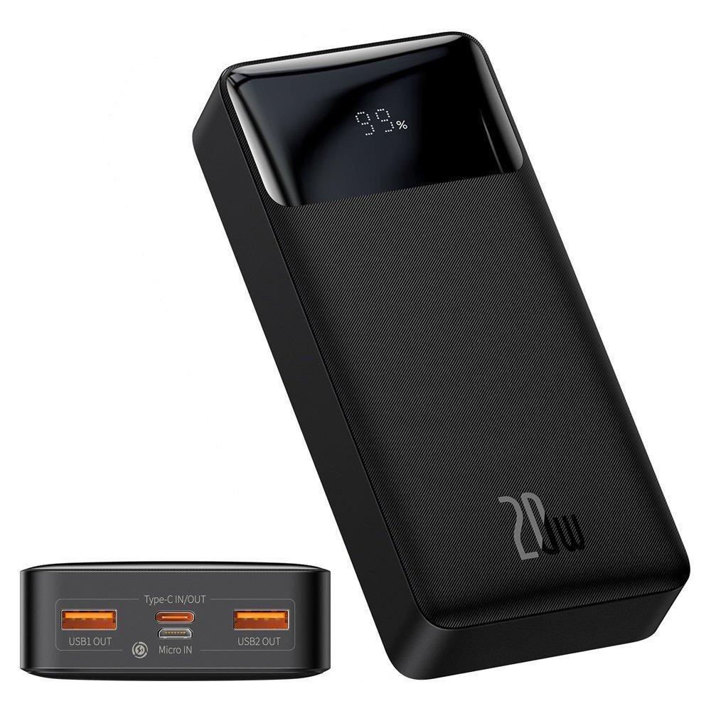 Повербанк BASEUS Bipow 20W Digital Display 20000 mAh Black (PPDML-M01)