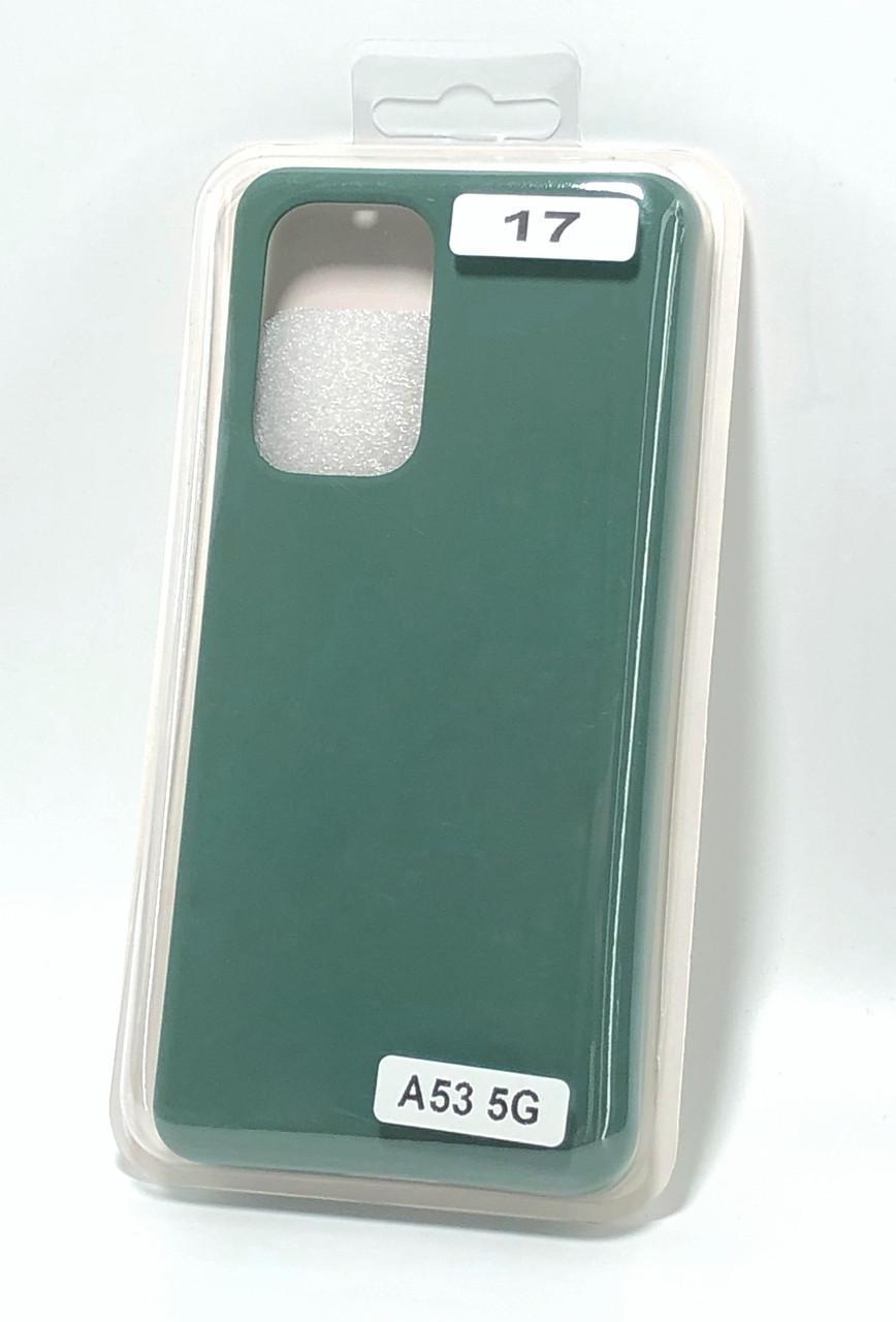 Чохол для телефону Samsung A53 (5G) Silicone FULL №17 Dark Green (4you)