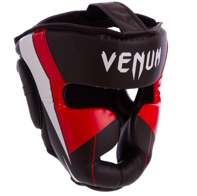 Шлем боксерский с полной защитой VNM CHALLENGER S Красный/Черный (AN008451)