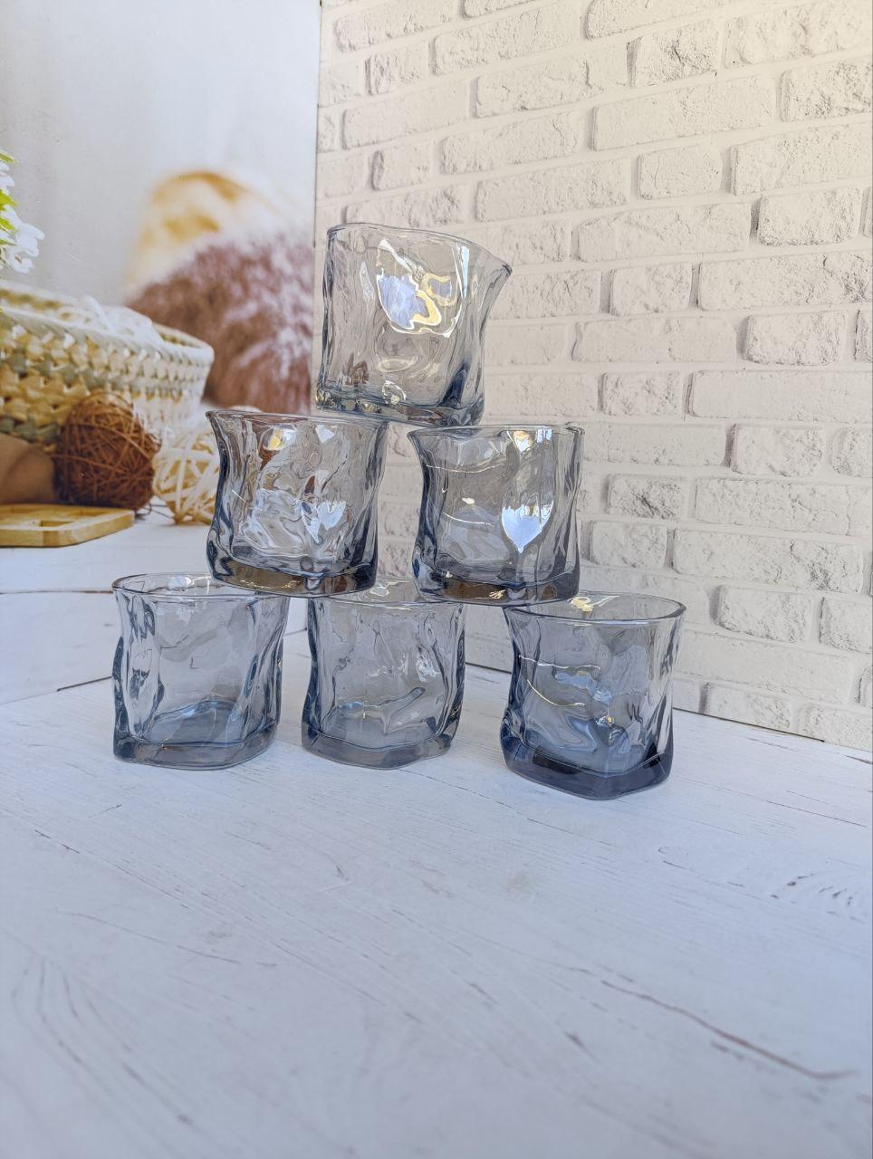 Набір склянок для віскі S&T 768-18-3 скляних 6 шт. 260 мл Топаз (768-18-3)