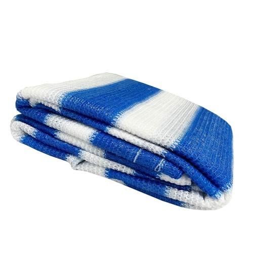 Сітка затінююча декоративна Agreen 95% відрізна ширина 1 м Біло-синій (27975400)