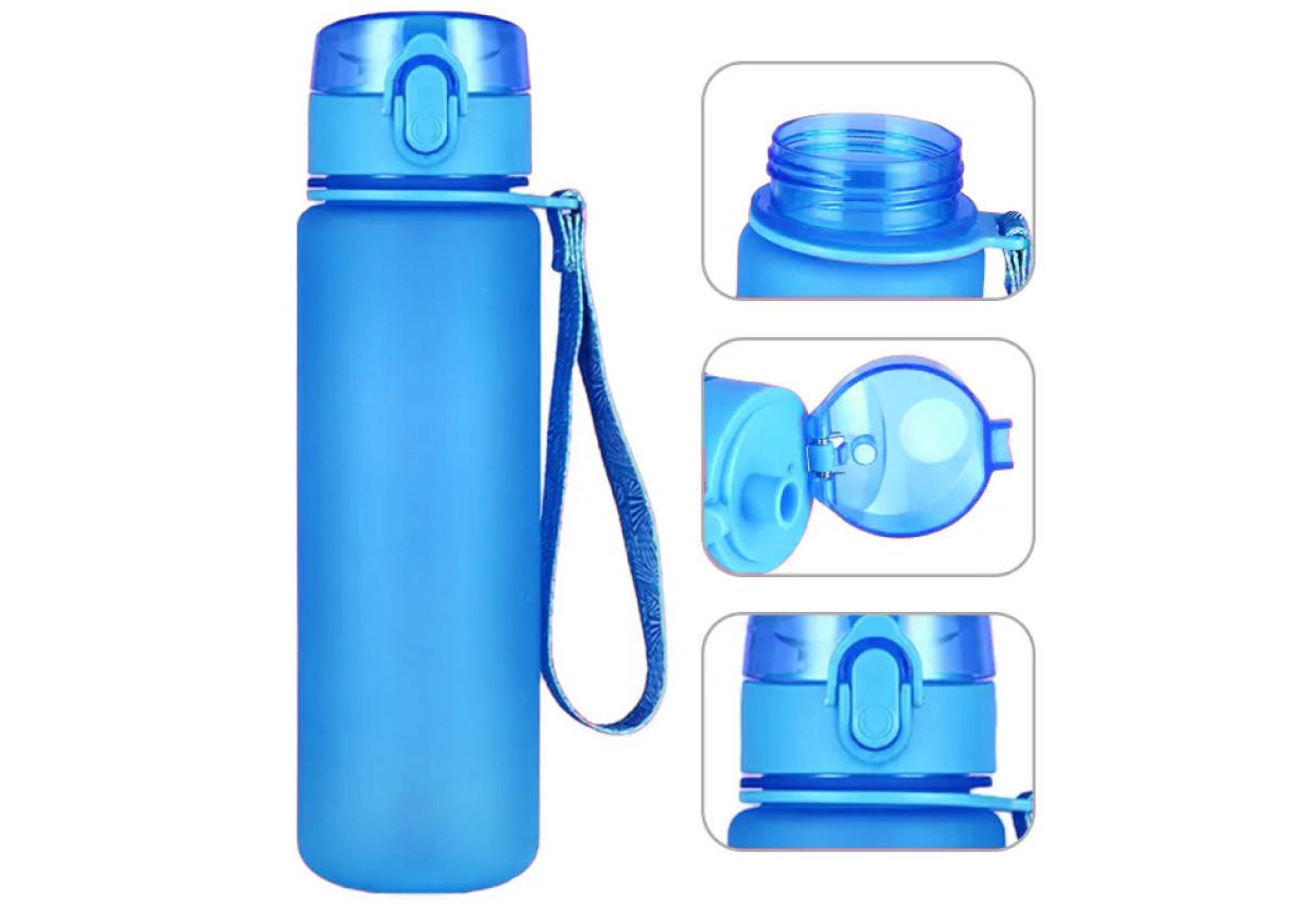 Бутылка для воды EasyFit AquaFlow 800 мл (синяя) (EF-7004-BE) - фото 3