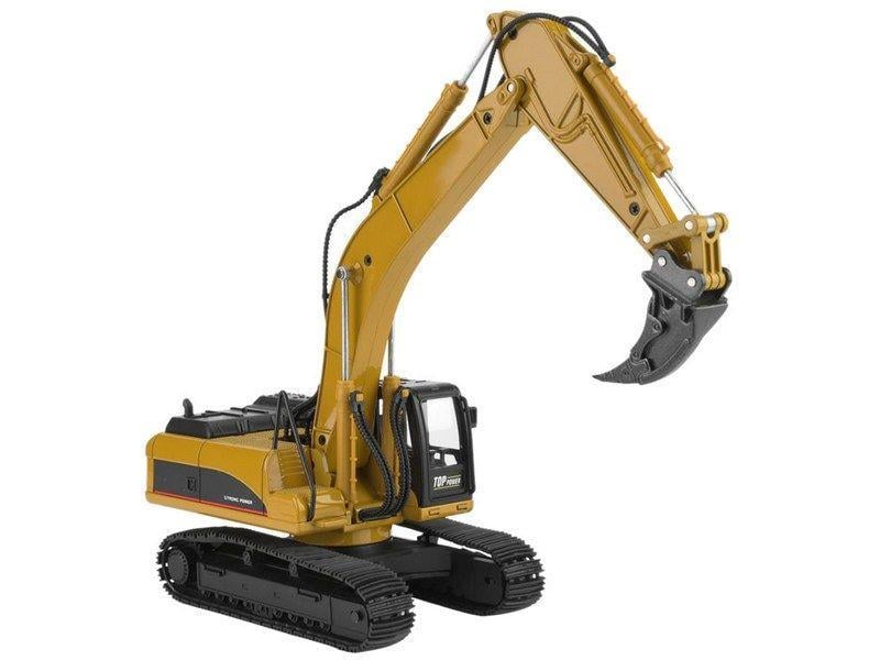 Машинка-экскаватор Hui Na Toys металлический с скарификатором (1916)