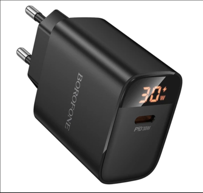 Зарядное устройство для Borofone BA97A 30W 1Type-C Black (2881683484) Зарядное устройство для Borofone BA97A 30W 1Type-C Black (2881683484)