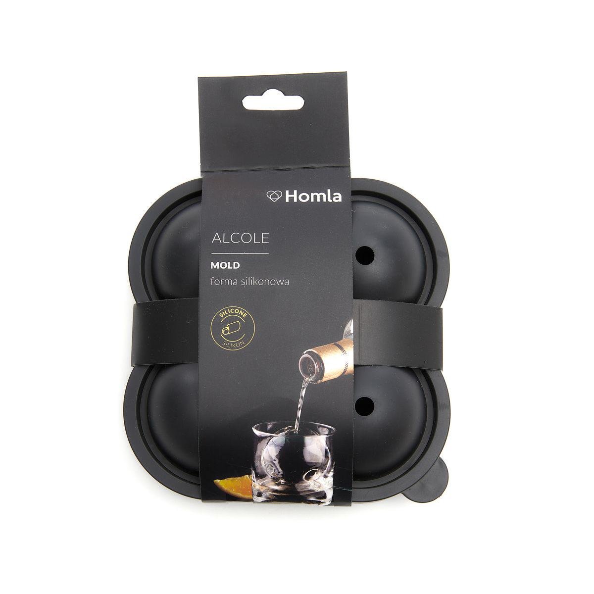 Форма для льда Homla ALCOLE 16х16x6 см Черный (229174) - фото 3 Форма для льда Homla ALCOLE 16х16x6 см Черный (229174) - фото 3