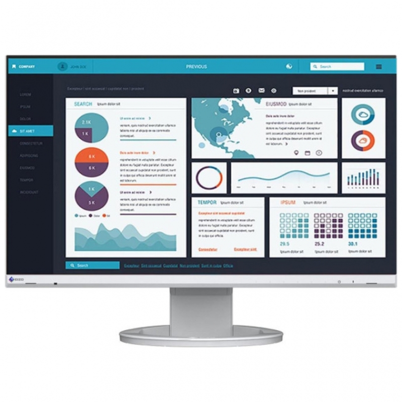 Монитор Eizo EV2490-WT безрамочный IPS 1920x1080 Full HD 23,8"/2W (23366335) - фото 4 Монитор Eizo EV2490-WT безрамочный IPS 1920x1080 Full HD 23,8"/2W (23366335) - фото 4