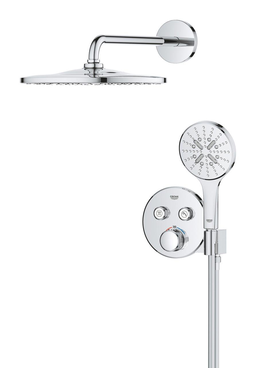 Душова система прихованого монтажу Grohe Grohtherm Smart Contro з Rainshower Mono 310 l (34866000) - фото 3 Душова система прихованого монтажу Grohe Grohtherm Smart Contro з Rainshower Mono 310 l (34866000) - фото 3
