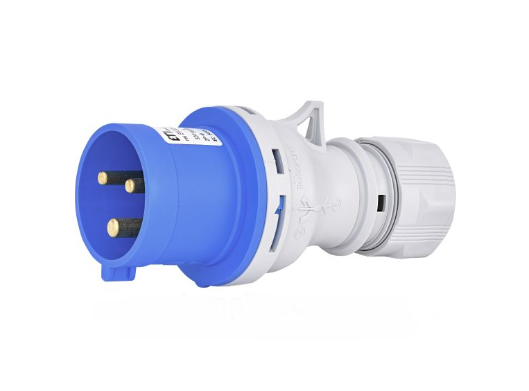 Силовая вилка ETI 32А EV-3232 IP44 230V 2P+PE 3 контакта (29464290)