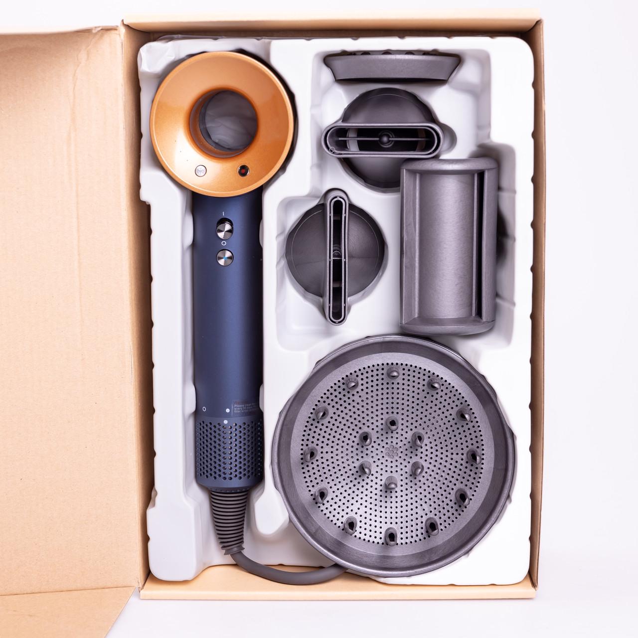 Фен стайлер для волосся Supersonic Premium 5в1 1600 Вт 5 насадок 3 режими швидкості з іонізацією Синій (PH770BLG) - фото 2 Фен стайлер для волосся Supersonic Premium 5в1 1600 Вт 5 насадок 3 режими швидкості з іонізацією Синій (PH770BLG) - фото 2