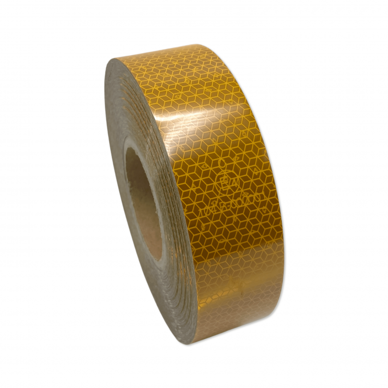 Лента светоотражающая Е4 Желтый (PVC3M-Y)