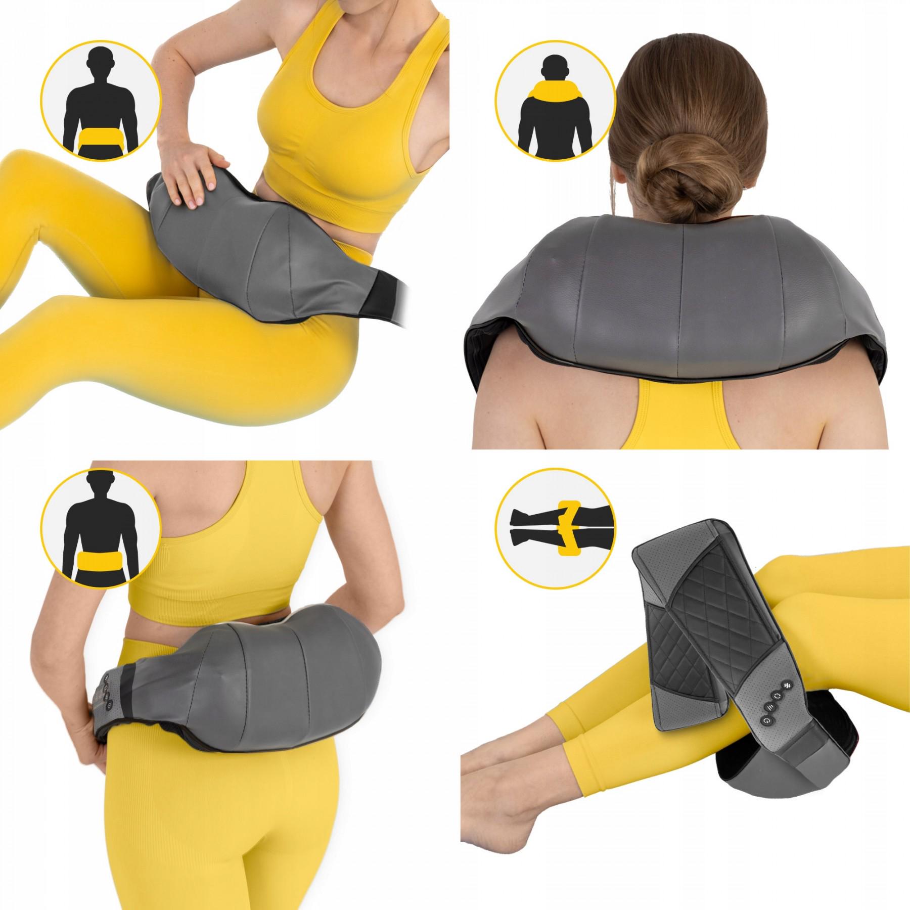 Массажер 4fizjo Shiatsu Luxury+ для шеи и спины Grey (4FJ0563) - фото 3 Массажер 4fizjo Shiatsu Luxury+ для шеи и спины Grey (4FJ0563) - фото 3