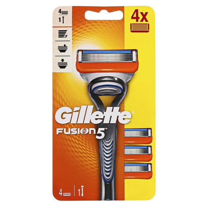 Станок для бритья Gillette Fusion с 4 сменными кассетами (1662234824)