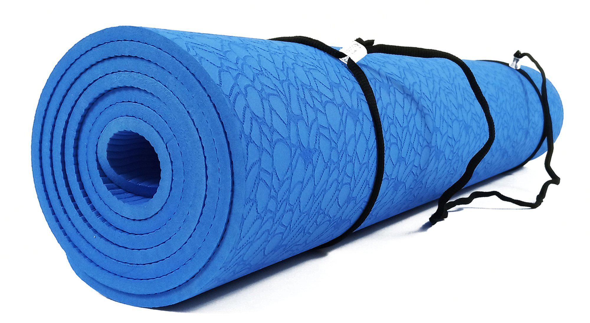 Килимок для йоги TPE Berynilla ECO-Friendly 6 мм одношаровий Синій - фото 1 Килимок для йоги TPE Berynilla ECO-Friendly 6 мм одношаровий Синій - фото 1