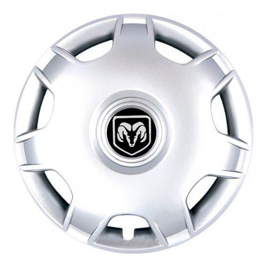 Автомобільні ковпаки SKS 205 R14 з логотипом Dodge 4 шт. Сріблястий