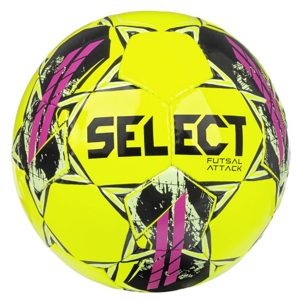 Футзальний м'яч Select FUTSAL ATTACK v22 р. 4 Жовтий/Рожевий (426)