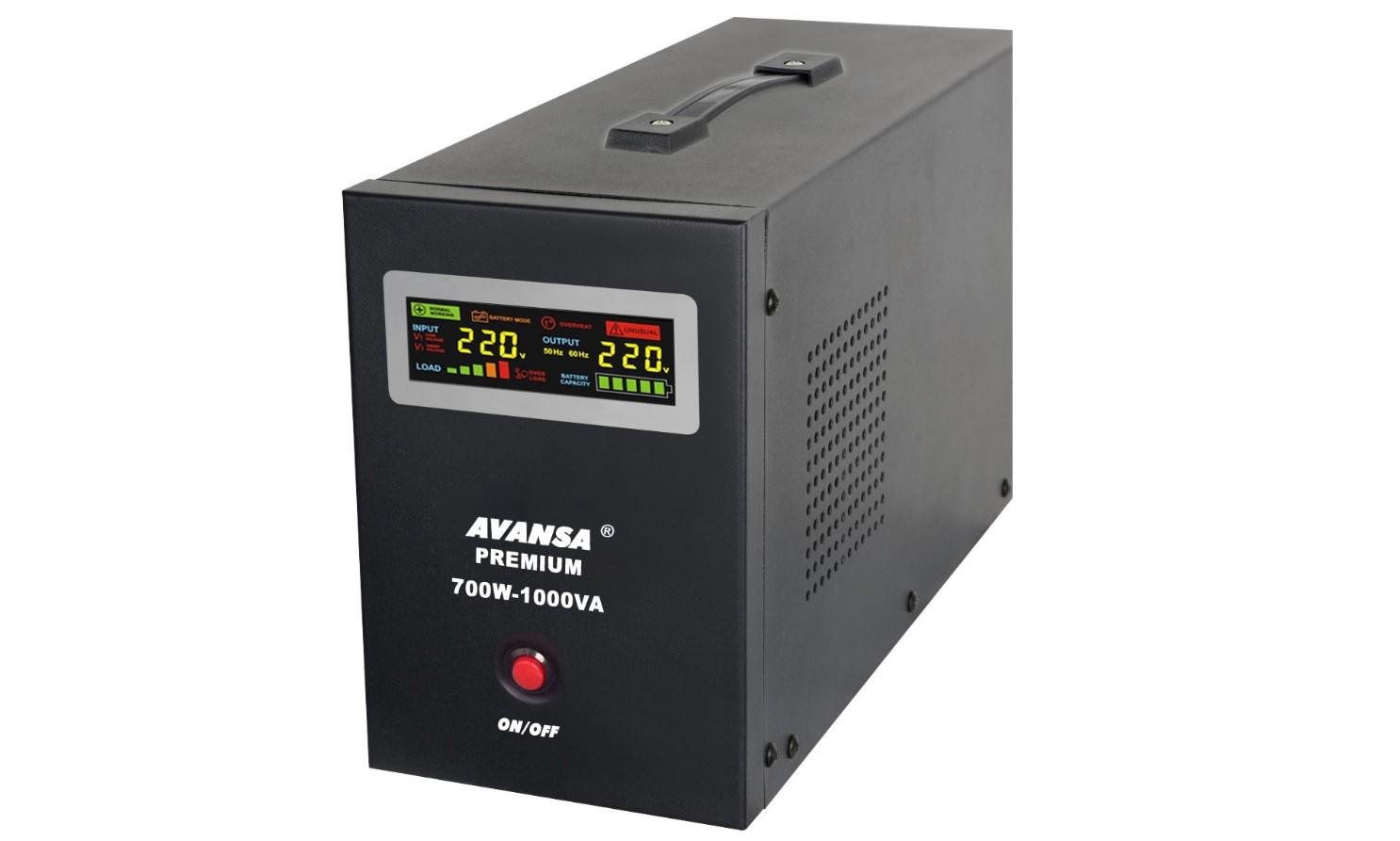 ᐉ Источник бесперебойного питания Avansa LED 1000 ВА 700 Вт 12 В с ...