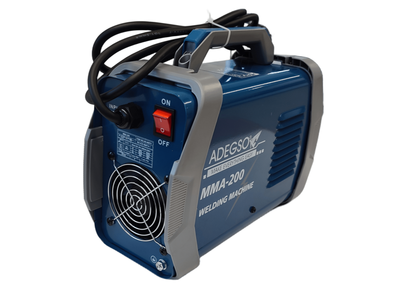 Інвертор зварювальний ADEGSO AD-40075 200 А 1.6-5.0 мм (29739393) - фото 8 Інвертор зварювальний ADEGSO AD-40075 200 А 1.6-5.0 мм (29739393) - фото 8