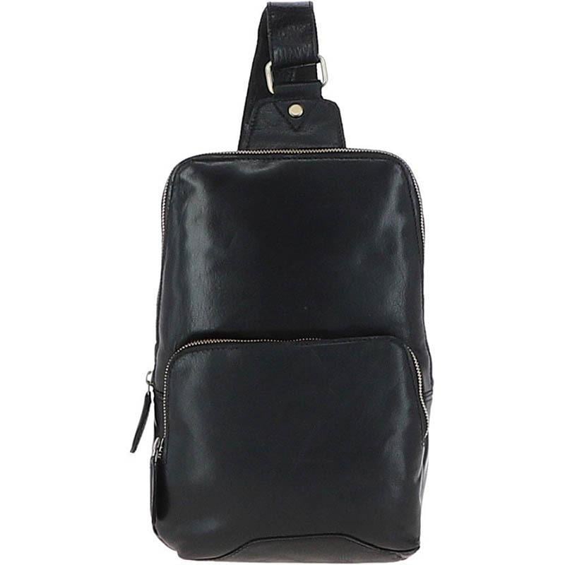 Мужская сумка-слинг Ashwood G39 5 л Black (G39 BLACK)