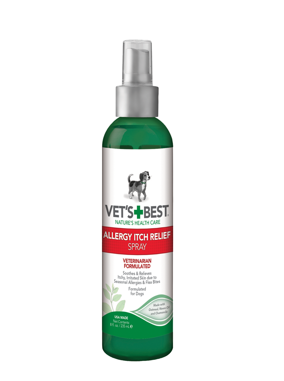 Спрей для собак Vet's Best Allergy Itch Relief Spray при алергії 235 мл (vb10232)