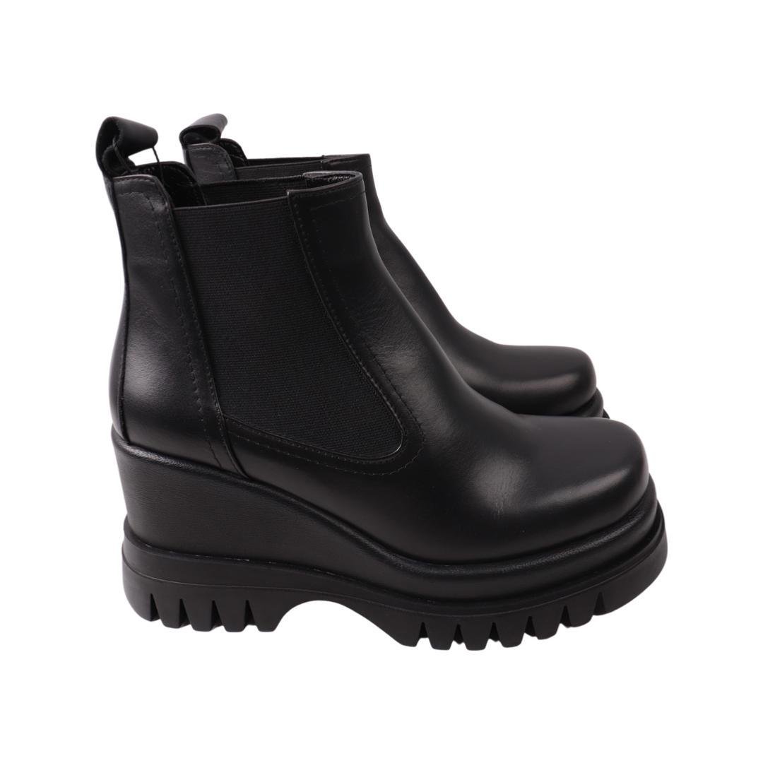 Черевики жіночі Molly Bessa зі шкіри р. 37 Чорний (289-21DHC)