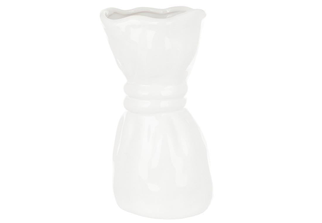 Ваза керамическая BonaDi Грация 23,5 см Белый (739-135)