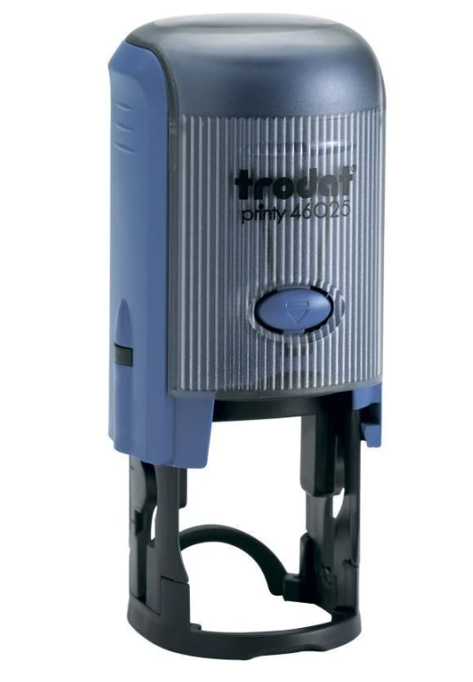 Оснащение к печати Trodat 46025 d 25 мм с защитным колпачком Синий (46025 Синий)