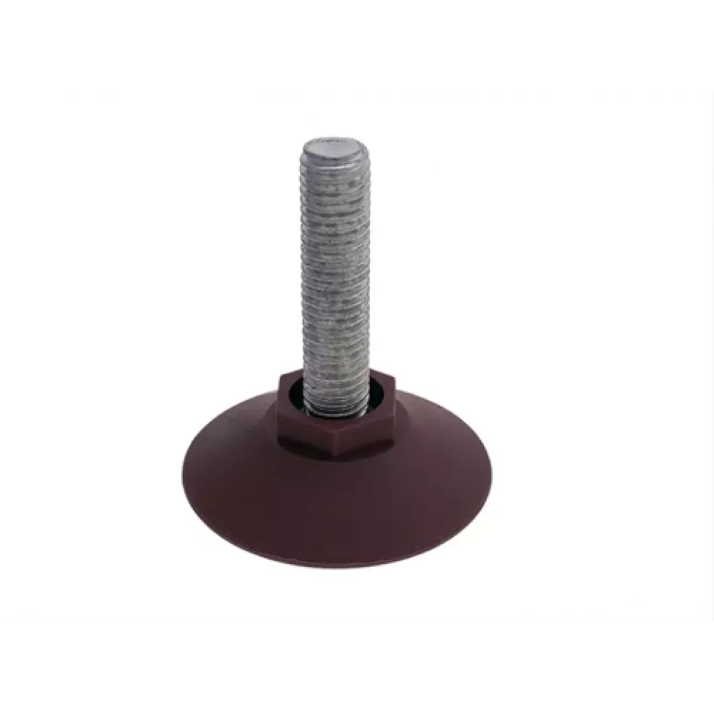 Меблева ніжка-опора Sigma регульована з різьбленням М10 мм 55 мм Коричневий (MO0206)