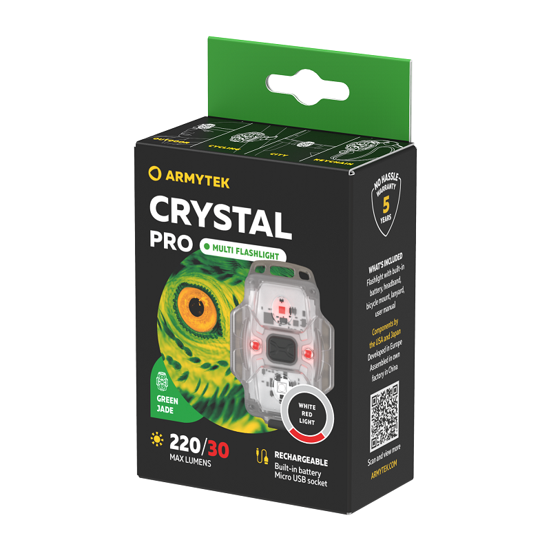 Фонарь Armytek CRYSTAL Green PRO мультифункциональный - фото 23