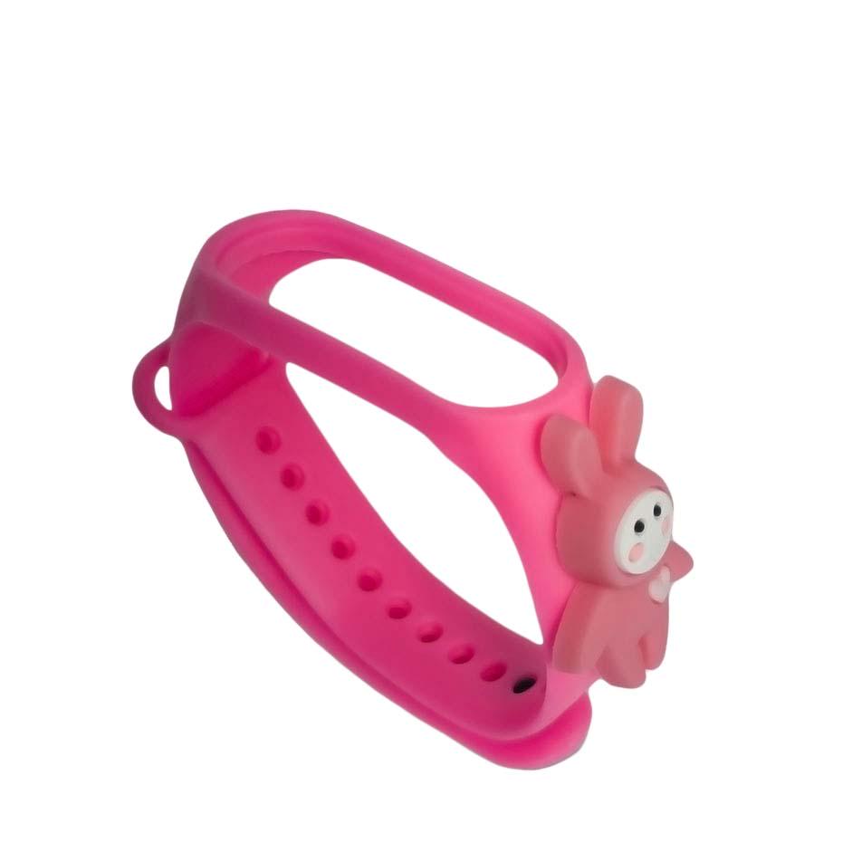 Ремешок для детей 3D Mi Faino для Xiaomi Mi Band 4/3 силиконовый с зайчиком Малиновый (1000106) Ремешок для детей 3D Mi Faino для Xiaomi Mi Band 4/3 силиконовый с зайчиком Малиновый (1000106)