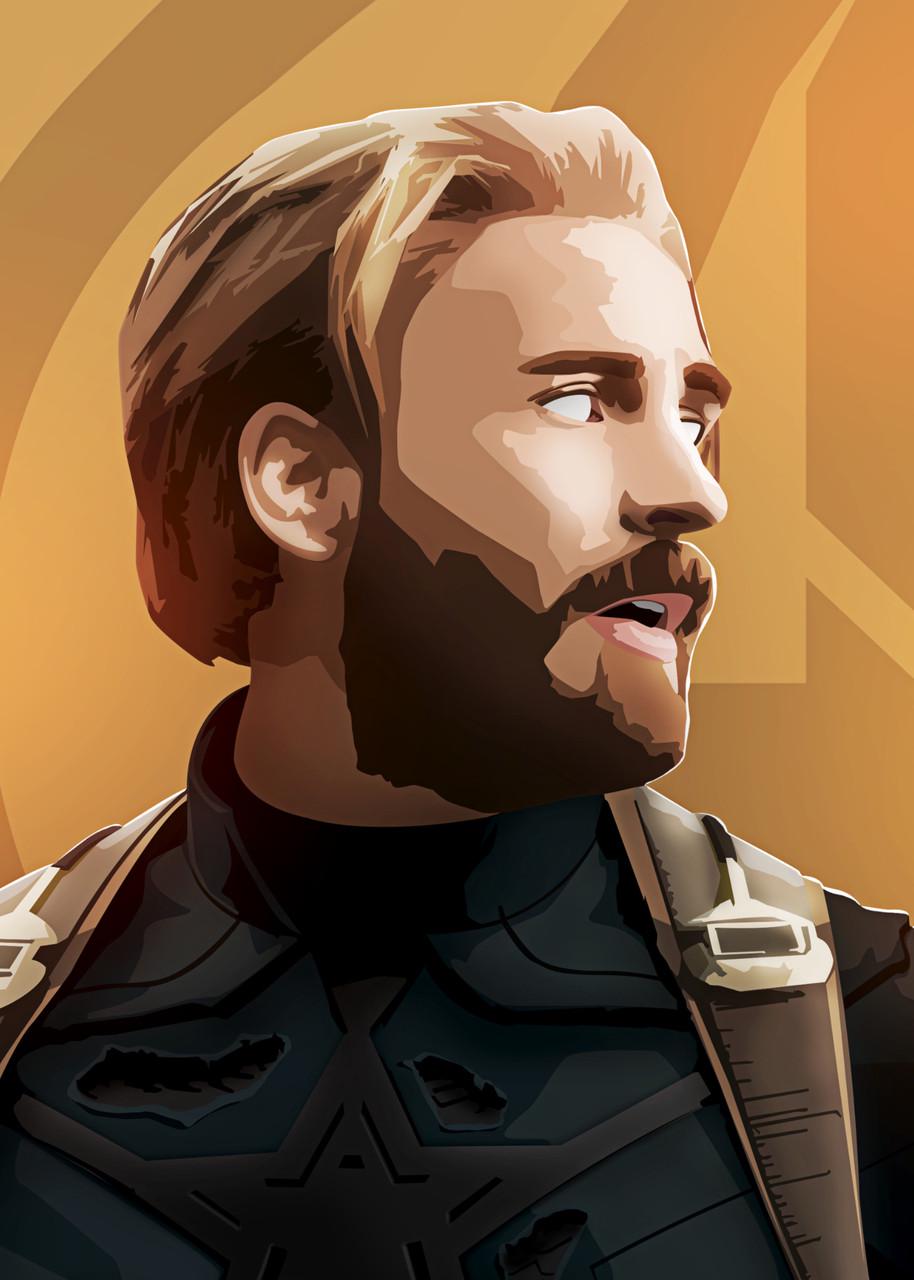 Картина GeekLand Captain America (CA.09.131)