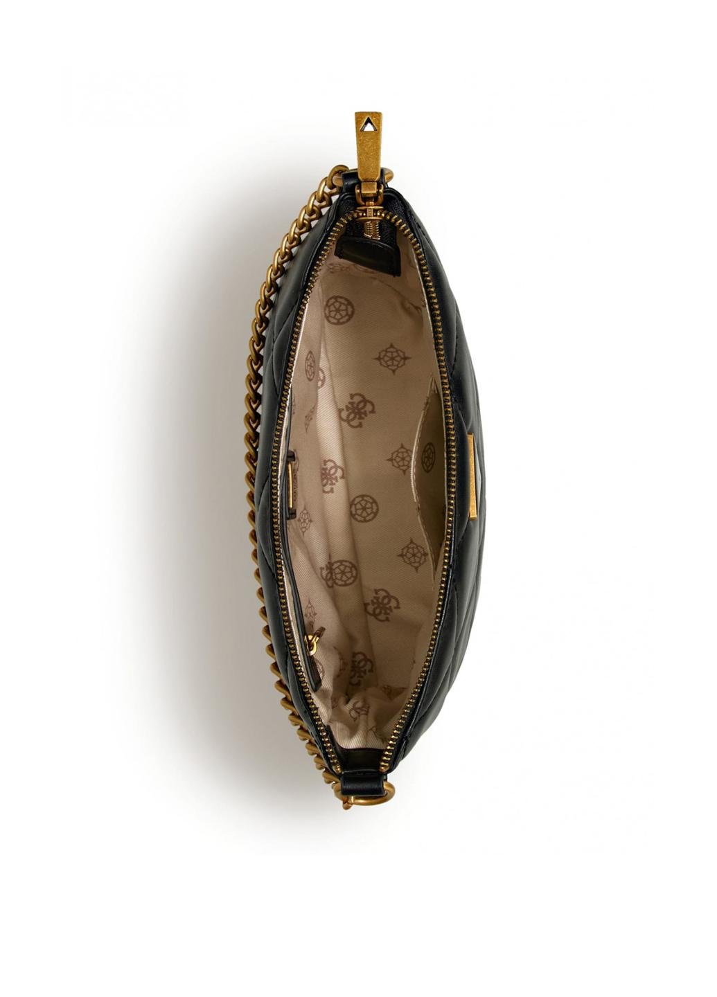 Сумка багет жіноча з еко шкіри GUESS CESSILY BUCKET HWQB7679010-BLA Чорний - фото 3 Сумка багет жіноча з еко шкіри GUESS CESSILY BUCKET HWQB7679010-BLA Чорний - фото 3