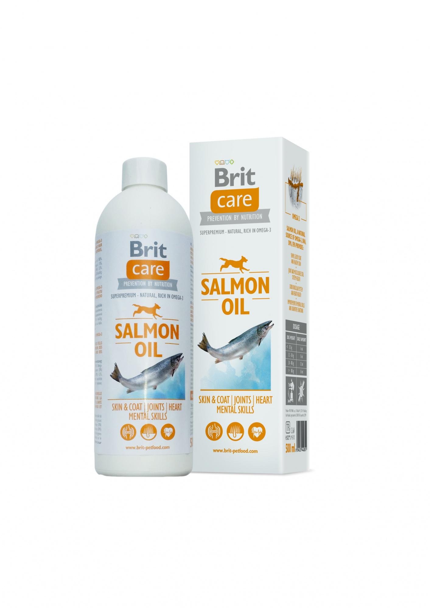 Витамины для собак Brit Care Лососевое масло 500 мл (101116/442851)