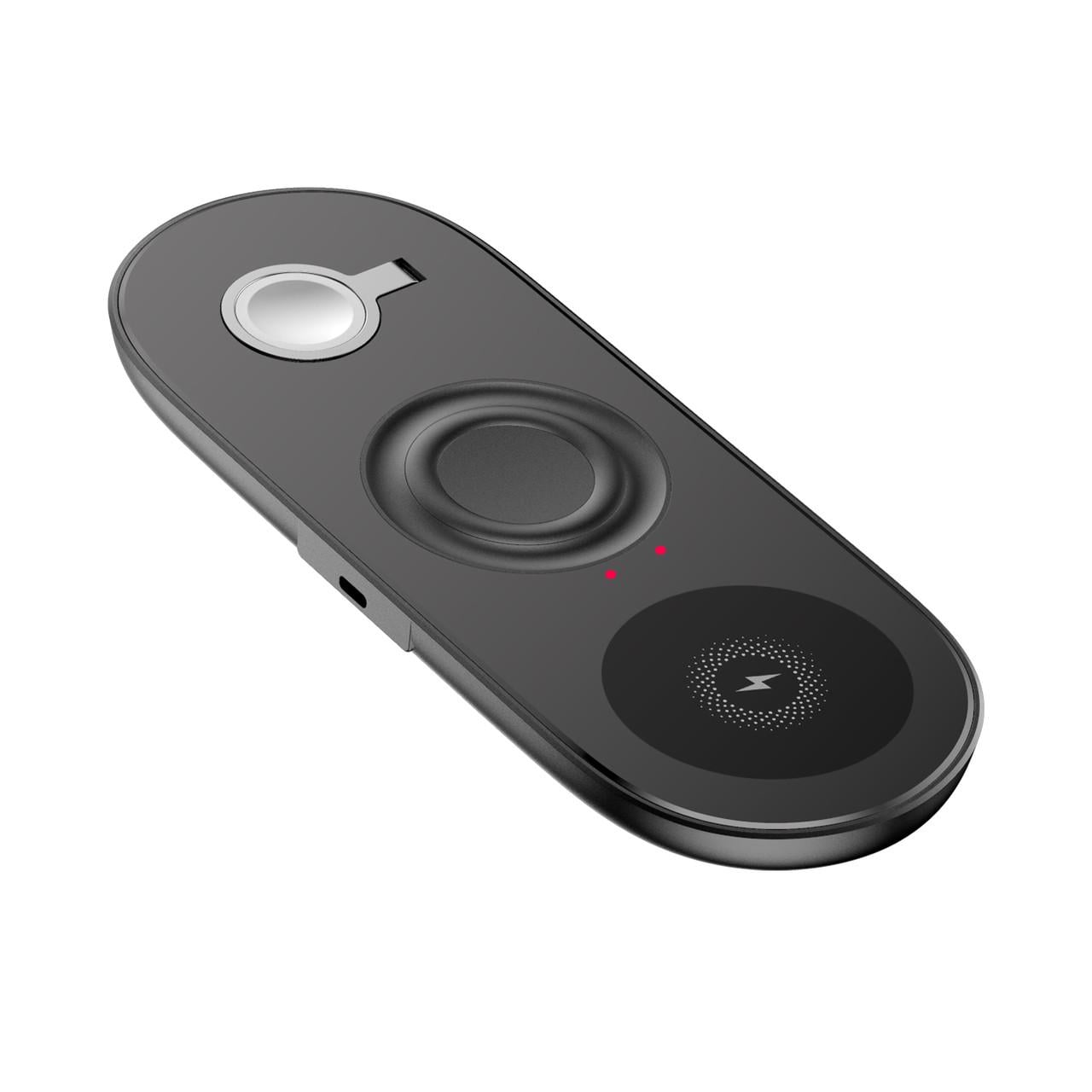 Зарядная станция беспроводная 5в1 для Apple и Samsung Qi SS50 18W Черный (21166001)
