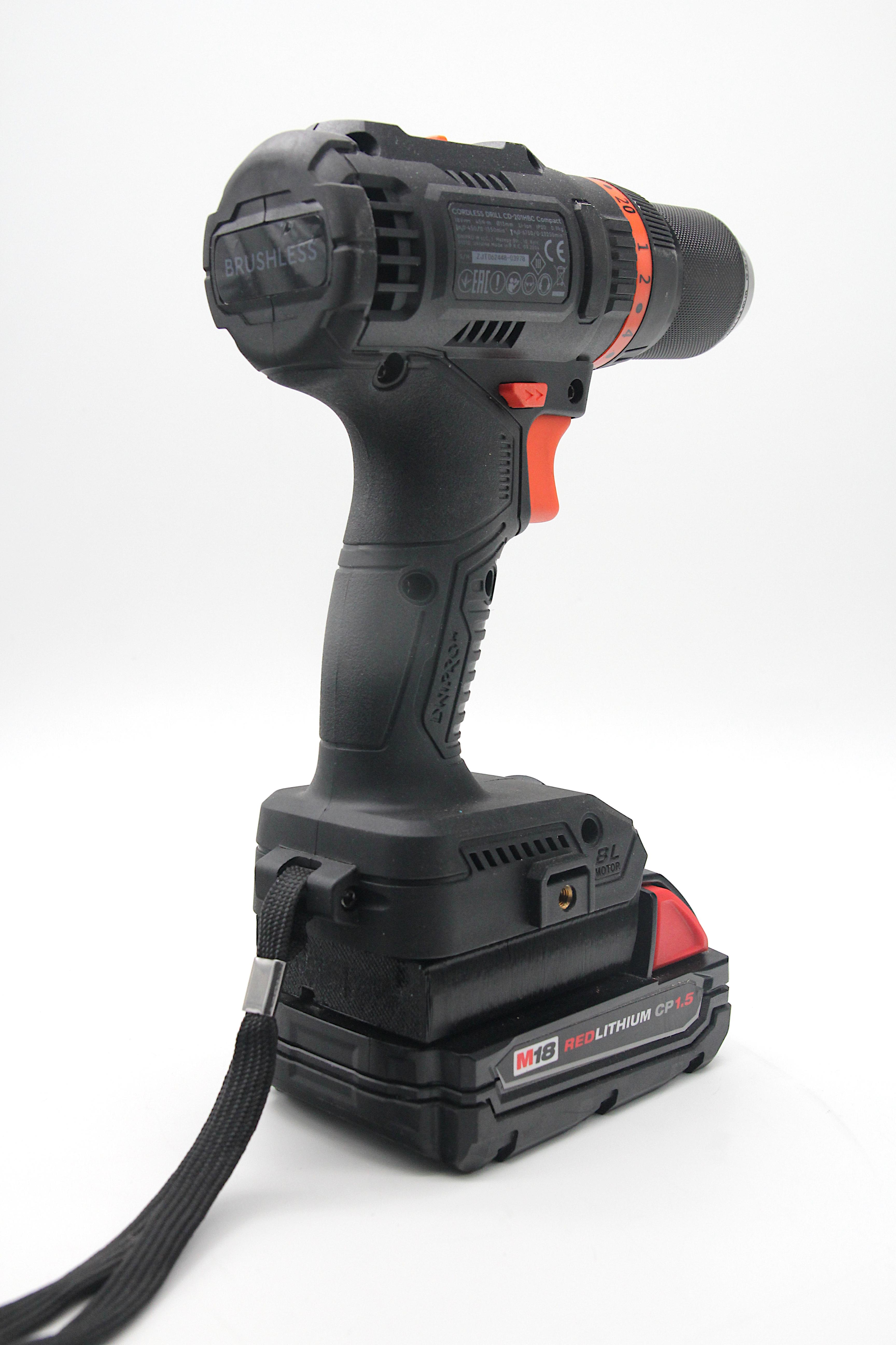 Переходник с акумулятора Milwaukee на инструмент DniproM (mil-dni) - фото 4 Переходник с акумулятора Milwaukee на инструмент DniproM (mil-dni) - фото 4