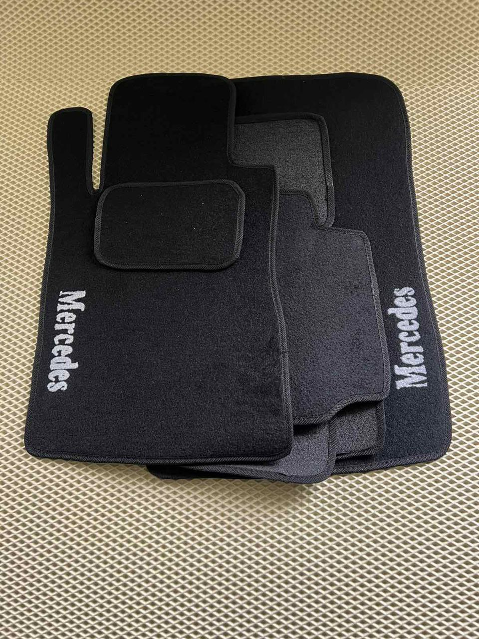 Килимки в салон ворсові для Mercedes S-class W 223 Long 2020- повний привід 5 шт. Чорний (27327252)
