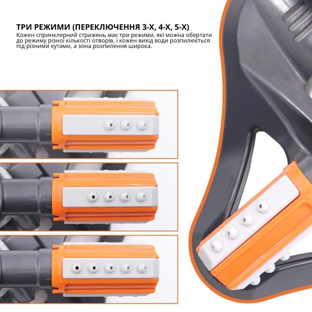 Зрошувач садовий для поливу Bodasan розбризкувач води з регульованими соплами 5/4/3 шт. (2451128775) - фото 5 Зрошувач садовий для поливу Bodasan розбризкувач води з регульованими соплами 5/4/3 шт. (2451128775) - фото 5