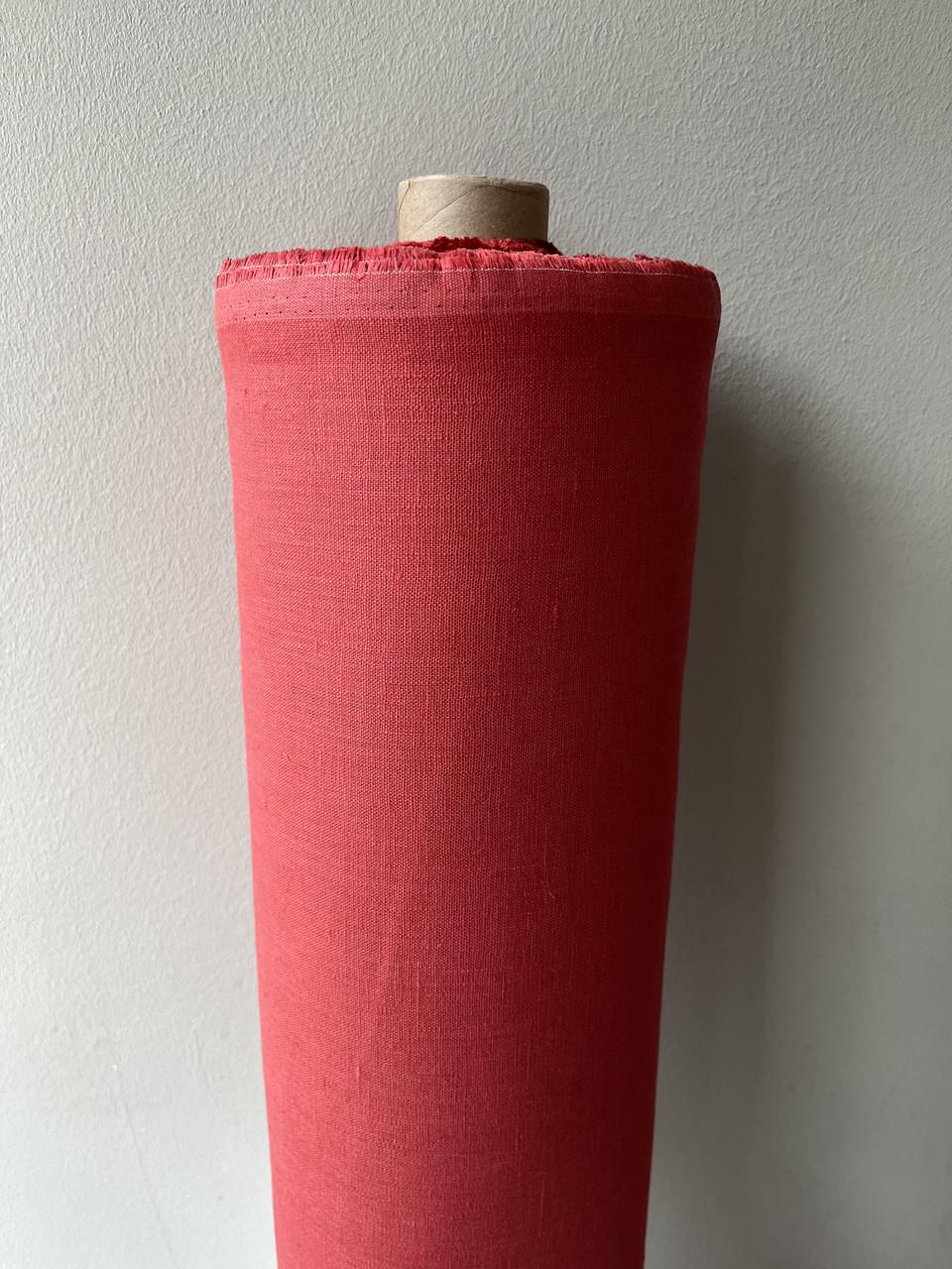 Тканина скатерна LINEN PLUS 100% льон 143 см 1584 Кораловий - фото 5 Тканина скатерна LINEN PLUS 100% льон 143 см 1584 Кораловий - фото 5